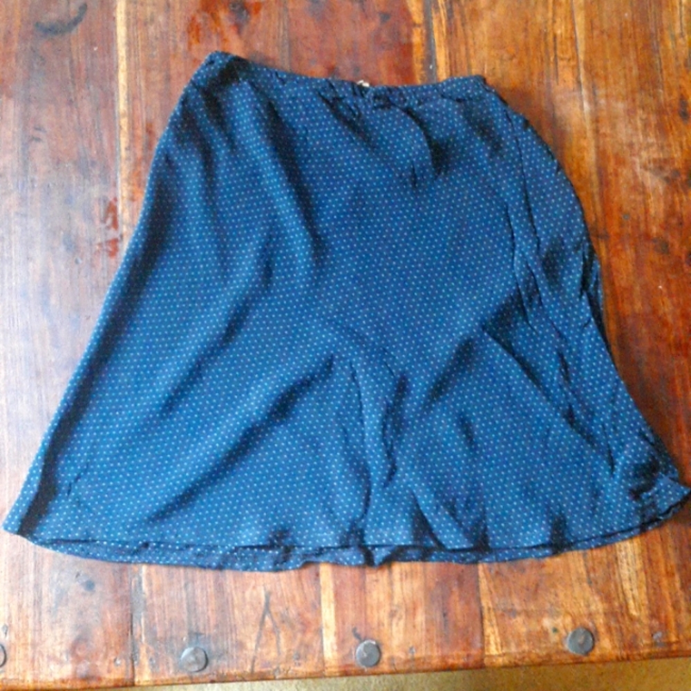 Blue micro dot Salaam! skirt